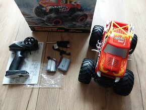 Obojživelný RC 1:16 Monster Trucks DEERC Fire Dragon - 2