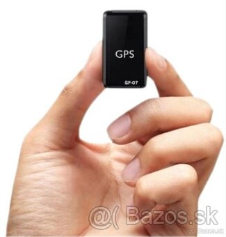 Kompaktný mini GPS lokátor s magnetom (USB nabíjanie, čierna - 2