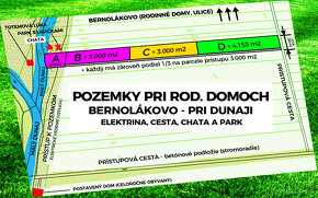 POZEMOK Bernolákovo, ELEKTRIKA, pri ROD. DOMOCH, 2x PRÍSTUP - 2