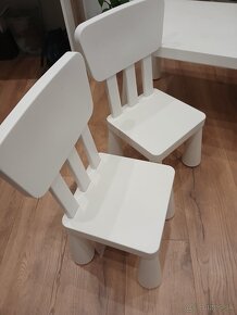 Detský stôl a 2x stolička IKEA - 2