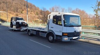 Mercedes Atego odťahovka + autoprepravník - 2