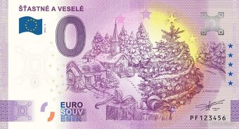 0 € / 0 euro souvenir bankovky 2022 - 2