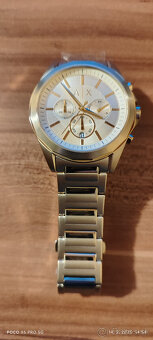 Pánske hodinky Armani Exchange Gold - 2