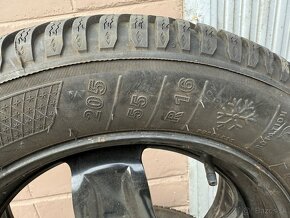 16" Disky 4x100 so zimnymi pneu 205/55 R16 - 2