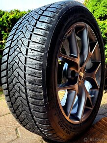 alu R17 5x120 zn. BBS, senzory, zimné pneu 225/50, BMW 3 - 2