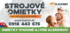 Strojové omietky a strojové potery, maľovanie - 2