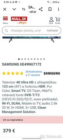 Samsung smart led tv 4K 49inch 123 cm - 2