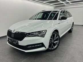 Superb Combi 2,0 TDI Sportline 147kW Virtual Ťažné Full LED - 2