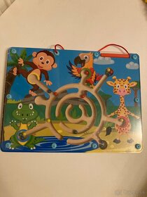 Fisher price, labyrint, drevené vkladačky, Krtko - 2