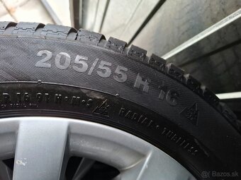 Alu disky 5x112 R16 Škoda Alcatras + 205/55 R16 zimné - 2