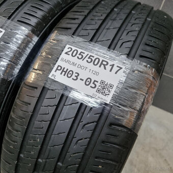 Letné pneumatiky 205/50 R17 BARUM DOT1120 - 2