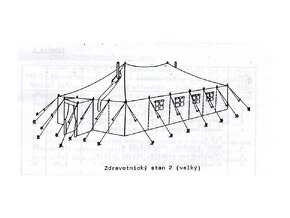 Vojenský stan ZS-2 (6,4x9,8m) - 2