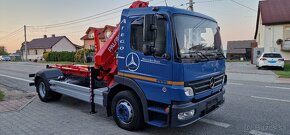 Mercedes Benz Atego 1624 hákový nosič + hydr. ruka - 2