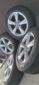 Alu Audi 5x112 a zimné Michelin Pilot Alpin 5 225/55 R18 - 2