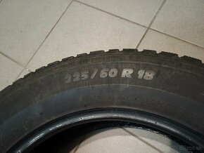 Zimné pneumatiky jazdené michelin 225/60 R18 - 2