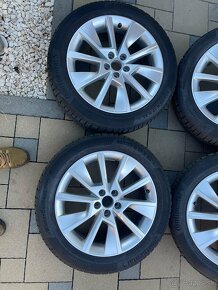 Originál ŠKODA KAMIQ disky 5x100 R17 +zimne pneum - 2