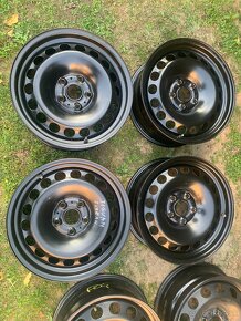 Predám oceľové disky plechy 5x112 R16 do vw Seat - 2