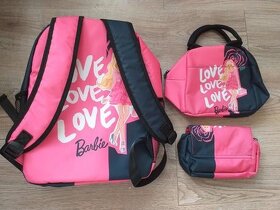 Nový dievčenský školský batoh/ sada Barbie - 2