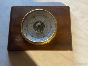 Barometer velky,dreveny Thermo krigel,barometer mensi - 2