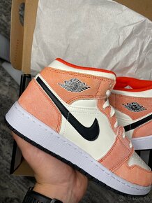 Jordan 1 Mid Orange Suede 38 - 2