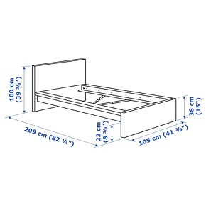 Posteľ MALM - 2