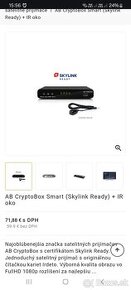 AB Cryptobox Smart Skylink prijímač,ovladac,ir senzor. - 2