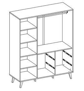 Predám skriňu v bielej farbe - 2