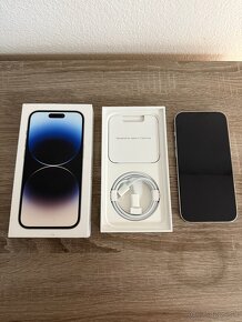 IPHONE 14 Pro 128 gb SILVER - Super stav ZARUKA - 2