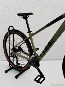 Nový Horský bicykel Cube Aim Race olive´n´black M - 2