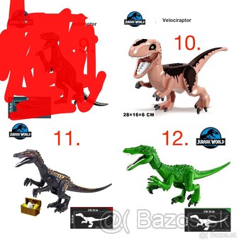 Obrovské dinosaury typ lego - nové, nehrané - 2