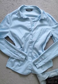 Modra kosela / bluzka z Terranovy, vel. M / 38 - 2
