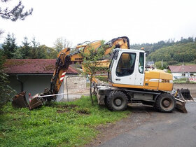 15t bagr opěry mimoosé balony Liebherr A314 - 2