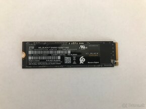 WD-BLACK SN850X ssd disk NVme M.2.  2TB - 2