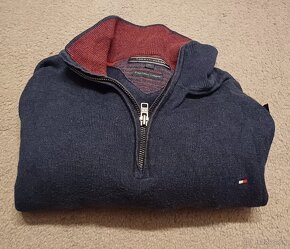 Tommy Hilfiger tmavomodrý zips - 2