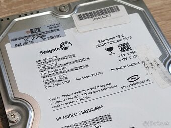 3,5" HDD Seagate 250GB, model GB0250C8045, 7200rpm, SATA - 2