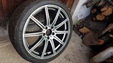 ORG ALU DISKY+PNEU MB VW SKODA AUDI 8.5x19 ET45 5x112 - 2