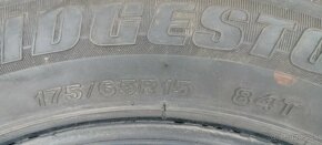 Predám 3 letné pneumatiky 175/65 R15 84 T Bridgestone - 2