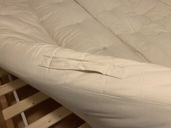 Matrac Futon 80x200 + držiaky - bavlna, tvarovateľný (2ks) - 2