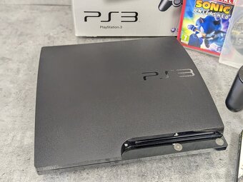 Playstation 3 Slim, 1 ovládač, 3 hry (Sonic, Fifa, ...) - 2