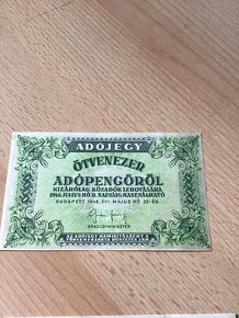 ADOJEGY 50000 ADOPENGOROL  ROK 1946 - 2