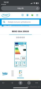 Beko chladnička SSA 25020 - 2