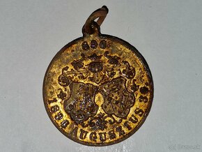 Medaila 1896 pozlátená - 2