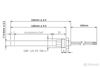 Zapaľovacia špirála 280W s 3/8 závitom HT62651 - 2