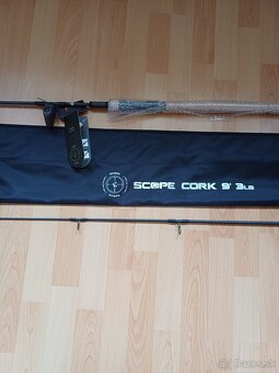 Prúty NASH SCOPE 9 ft, 3 lb v korku - 2