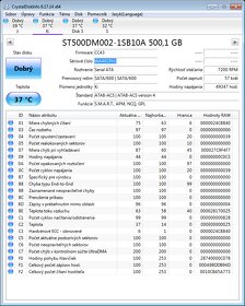 Predám 5 kusov HDD Seagate 500GB, 7200rpm, 3,5" - 2