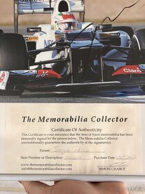 Sergio Perez memorabilia Formula - 2
