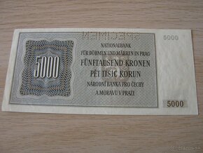 5000-KORÚN-1944 PROTEKTORÁT ČIECH a MORAVY - 2