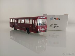 Predám autobus LC 3935 MAN SÚ 240 DB od MINIS - 1:160 - 2