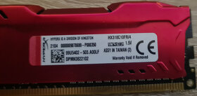 DDR3 Kingston HyperX Fury Red - 2