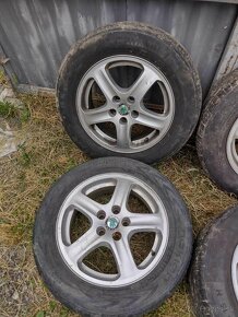 4ks alu disky orig. Škoda 5x100 R15 - 2